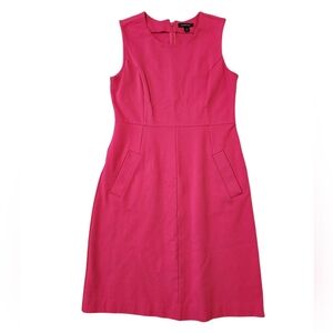 Lands' End Vibrant Pink Casual Dress
